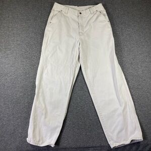 Y2K Riveted LEE Carpenter Pants Womens 16 Beige Utility Workwear
